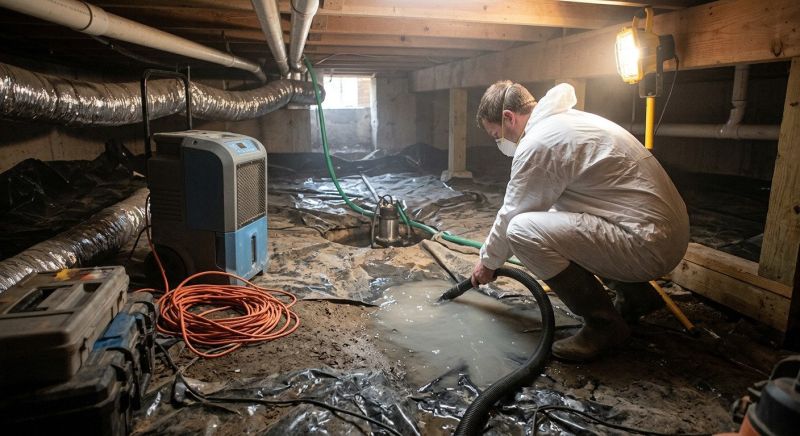 Crawl Space Water Remediation in Mesa, AZ