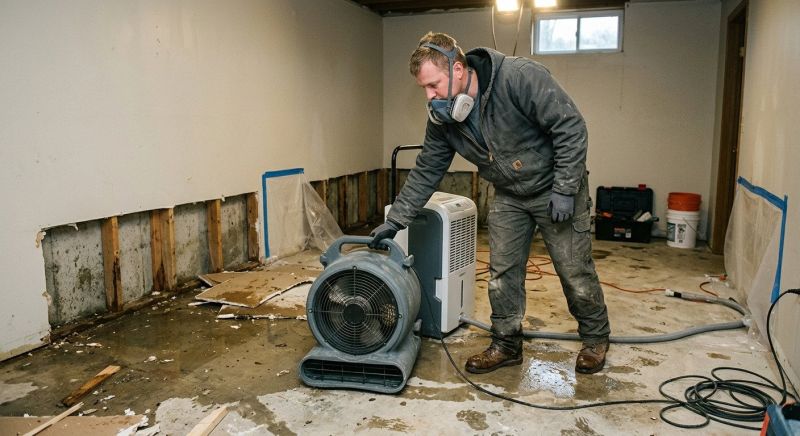 Basement Water Mitigation in Scottsdale, AZ