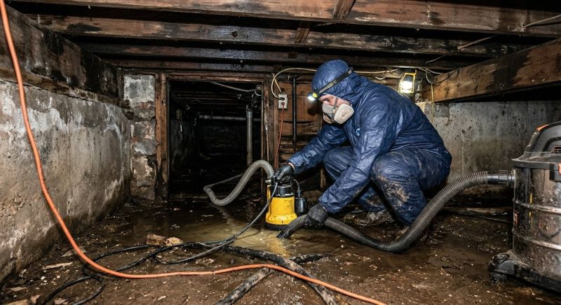 Crawlspace Water Restoration in Phoenix, AZ